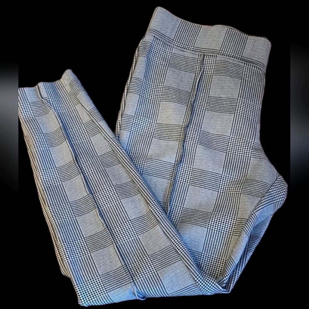 Old‎ Navy Pants Stretch Skinny Leggings Stevie Glen Check Plaid size M New